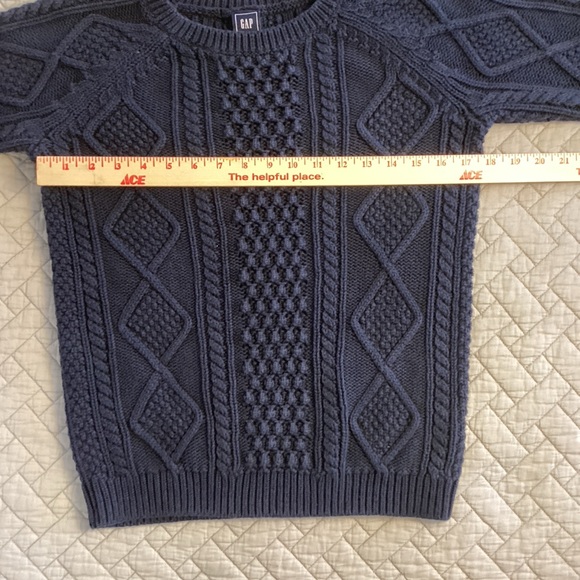 GAP Women's Purple Cable Knit Sweater - Picture 5 of 9